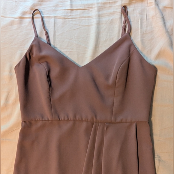 Lulu's Mauve High- Low Midi Dress - Picture 6 of 14